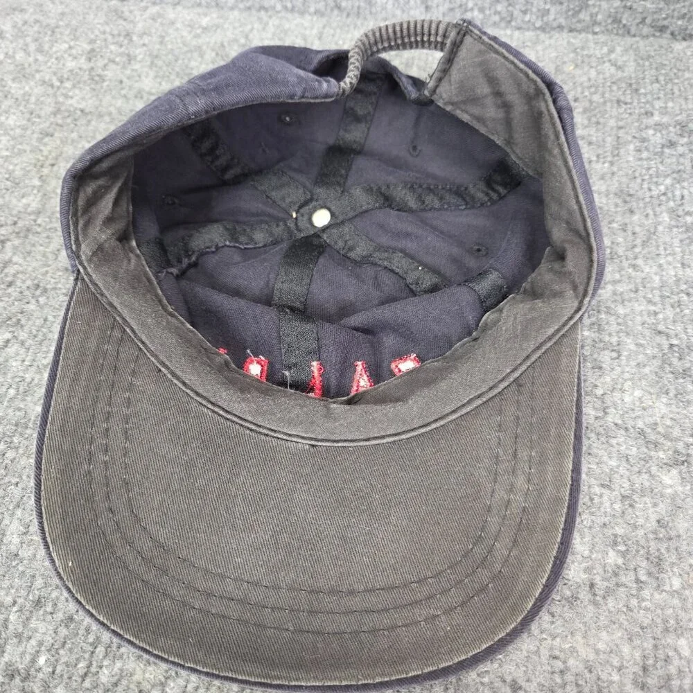 Rare Vintage POLO SPORT‎ Ralph Lauren Spell Out Hat Navy Blue Nylon YOUTH KIDS